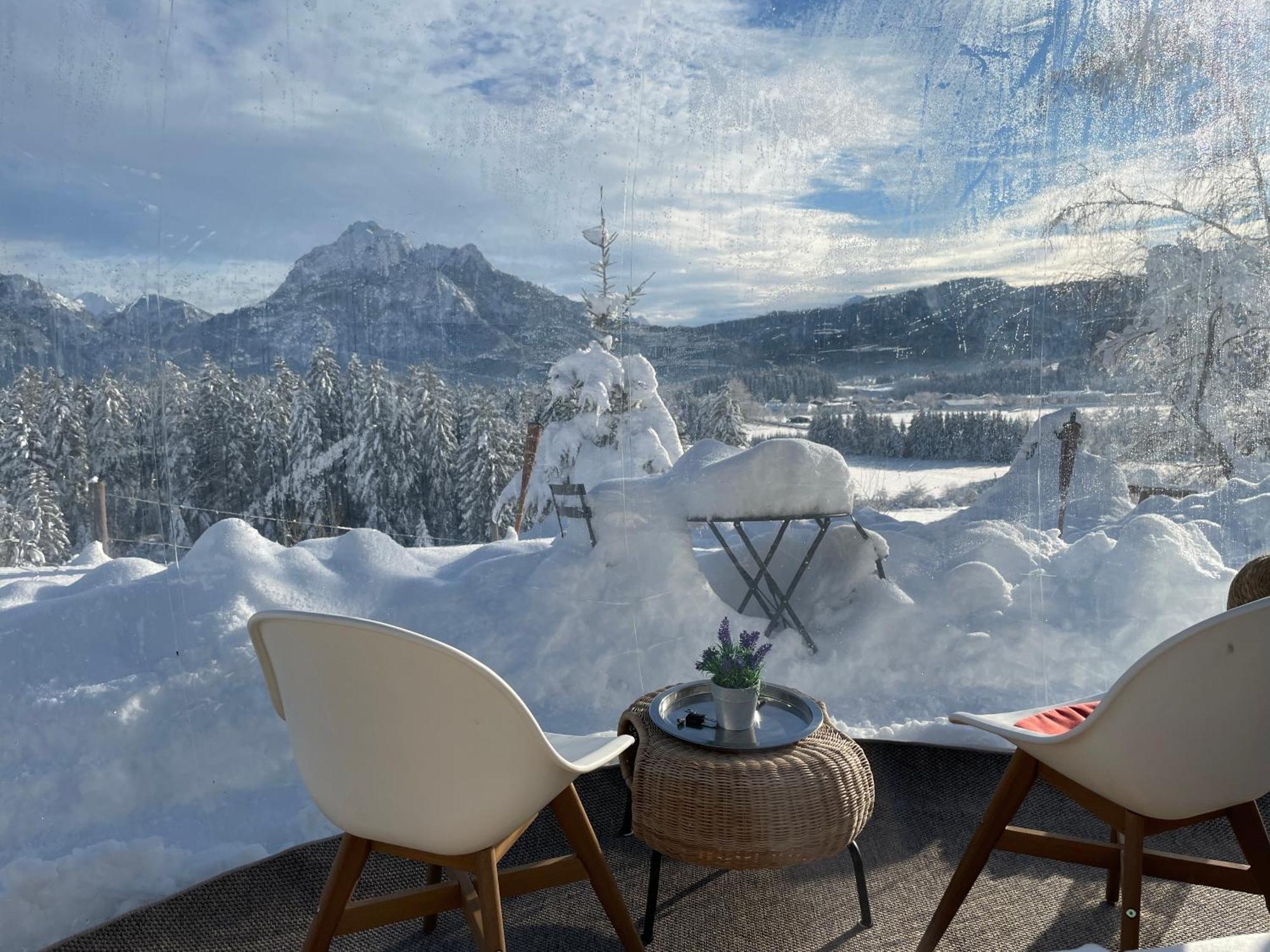 Bubble Tent Fuessen Im Allgaeu Esterno foto