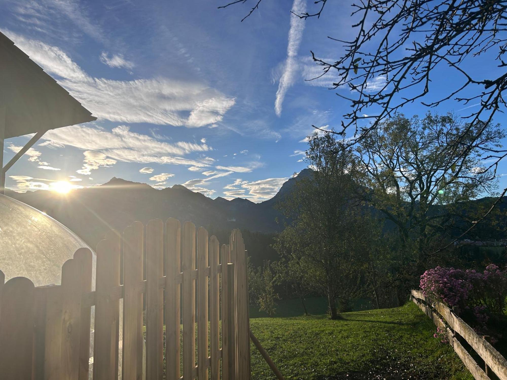 Bubble Tent Fuessen Im Allgaeu Esterno foto